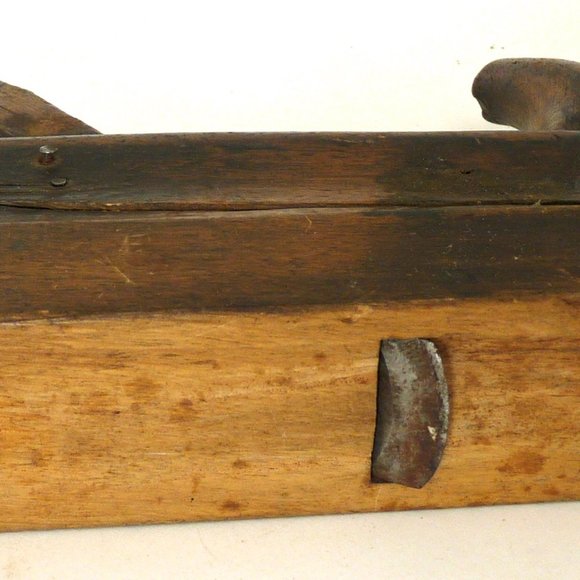 Antique woodworkers horn plane primitive hand work - Picture 4 of 12